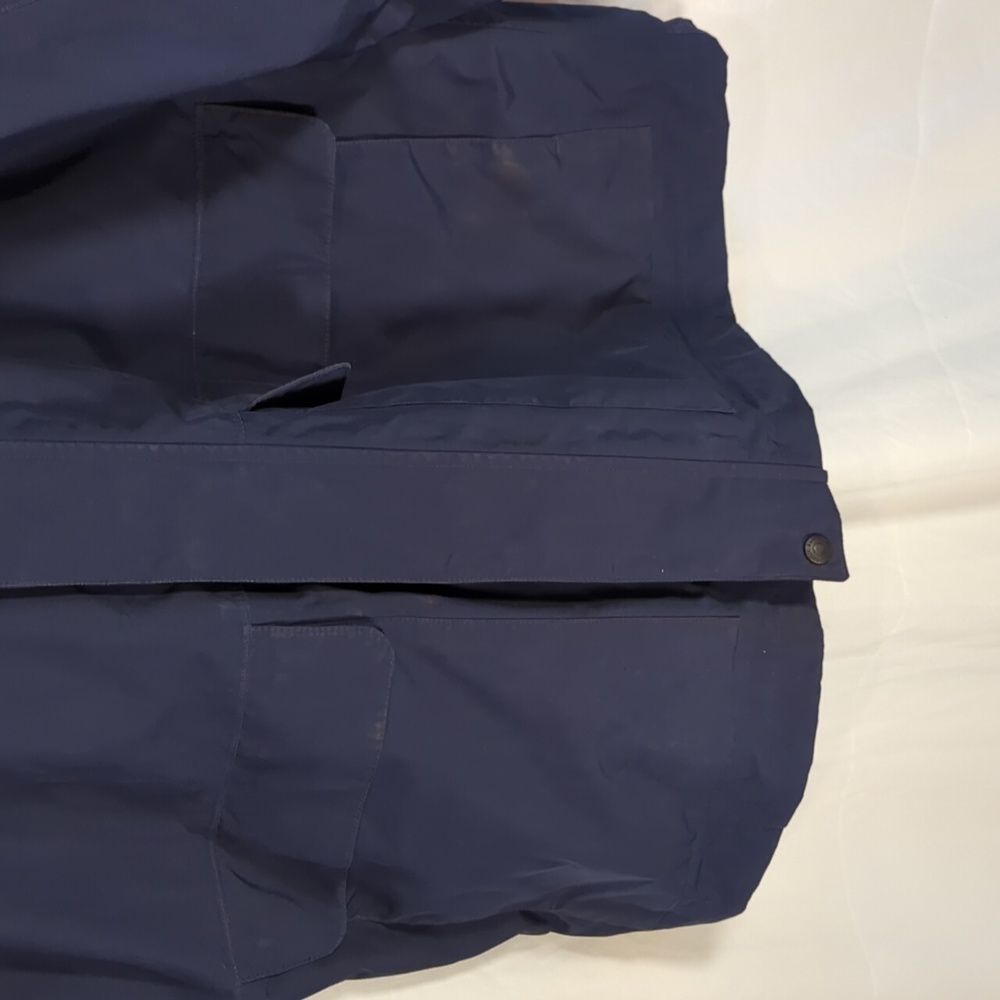 Eddie Bauer WeatherEdge Protection Easy-Care blue coat heavy duty weather proof - Picture 4 of 16